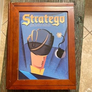 Stratego Vintage Game wooden Book